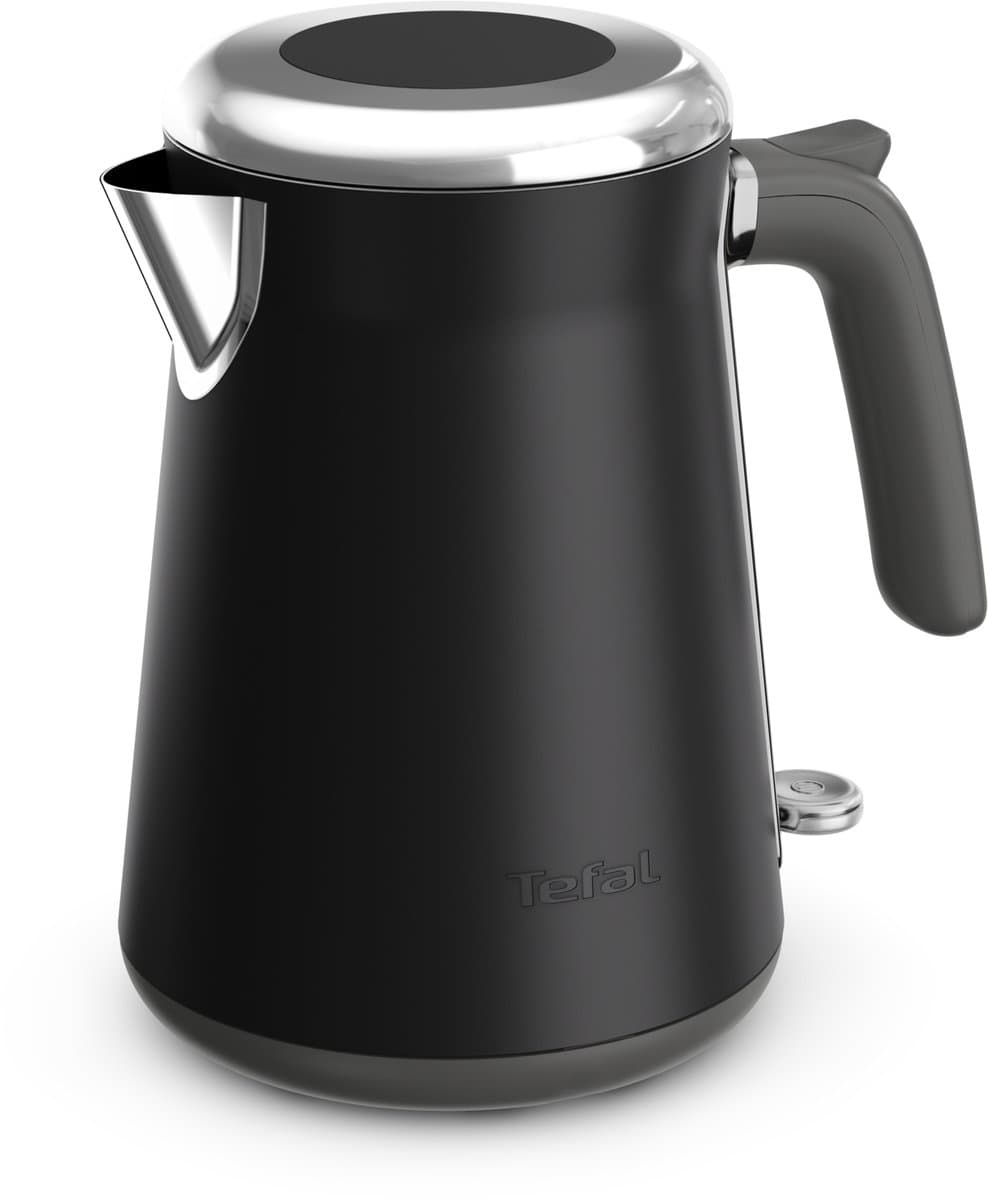 Tefal Collection KI6668 - Waterkoker - 1,7L - Stijlvol Retro Design - 1-kopsindicator - Automatische Uitschakeling - 2400W - Zwart