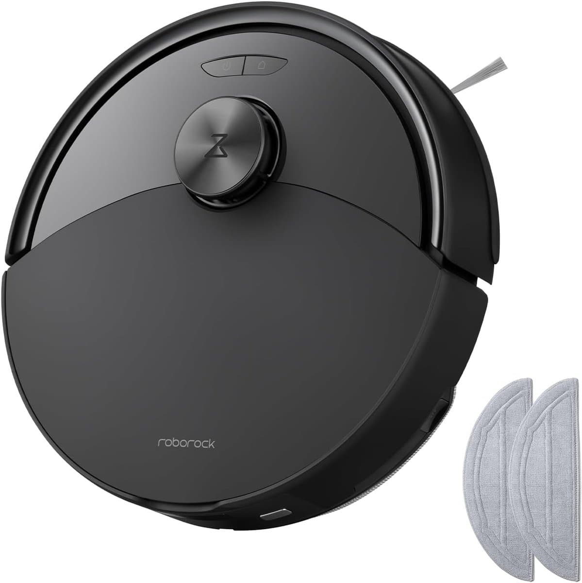 Roborock Q10 S5 Set Robotstofzuiger– 10000 Pa Zuigkracht–Dubbele Anti-klitfunctie–VibraRise 2.0-Systeem– 8 mm Dweillift– PreciSense LiDAR-navigatie–Obstakelvermijding– APP–Zwart-2 Dweilen