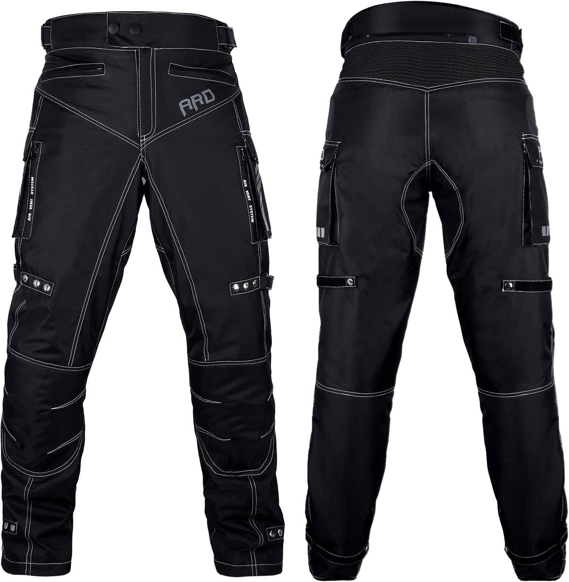Motorbroek voor heren Dual Sport Motocross Motorbroek Rijden Overbroek Enduro Adventure Touring Waterproof CE Armored All-Weather - (Waist 42''-44'' Length 30'') - Motorcycle Pants Riding Overpants Enduro Waterproof CE Armored All-Weather