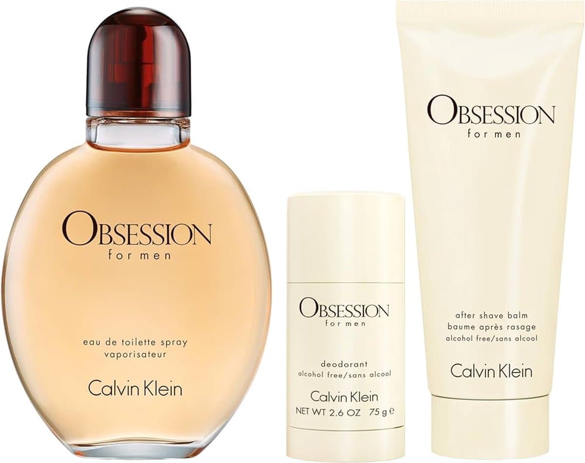 125 ml Eau De Toilette Spray + 100 ml After Shave Balm + 80 ml Deodorant Stick