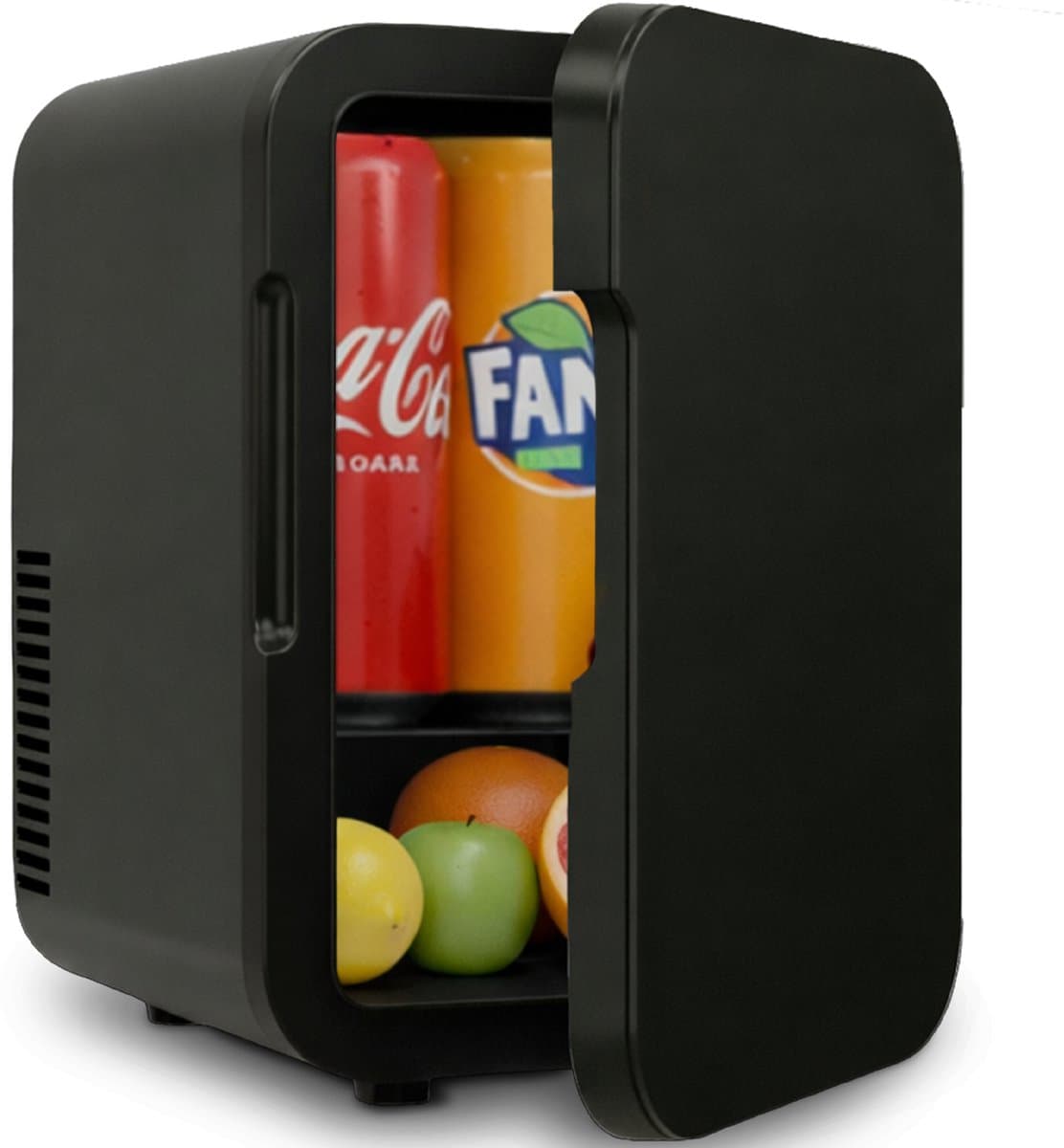Mini koelkast 5L - Skincare & make-up fridge - Eten & drinken - Organizer - 12V & 230V - Koel & warm - Auto koelkast - Compact - Zwart