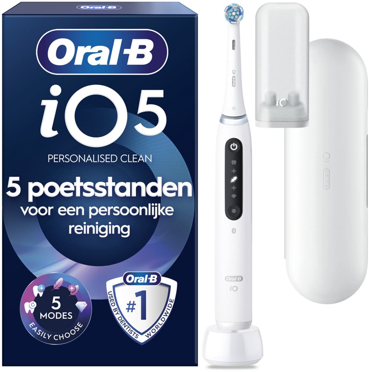 Oral-B iO 5N Elektrische Tandenborstel - Wit