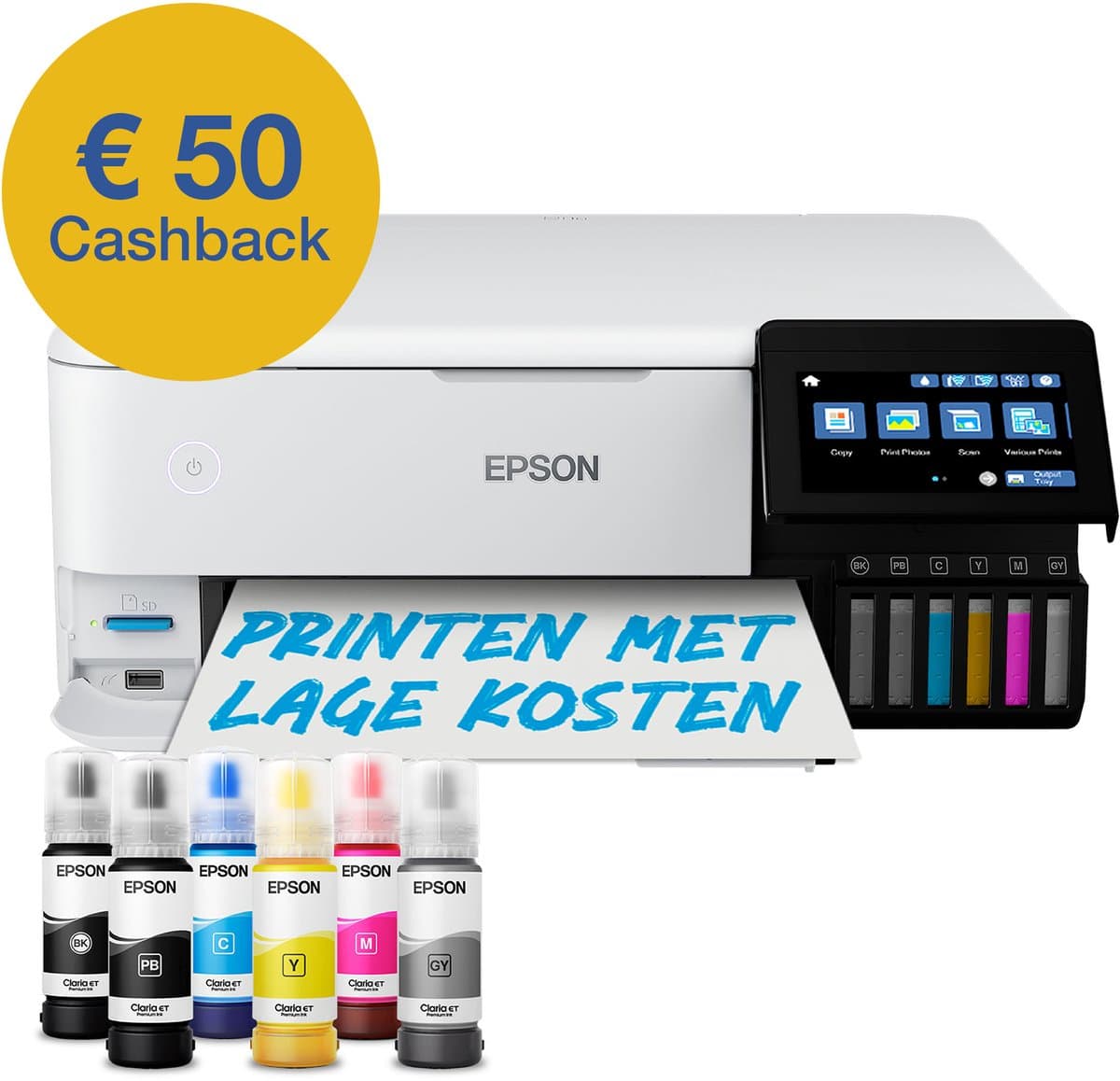 Epson EcoTank ET-8500 - All-in-One Inkttank Printer - Inclusief tot 3 jaar inkt