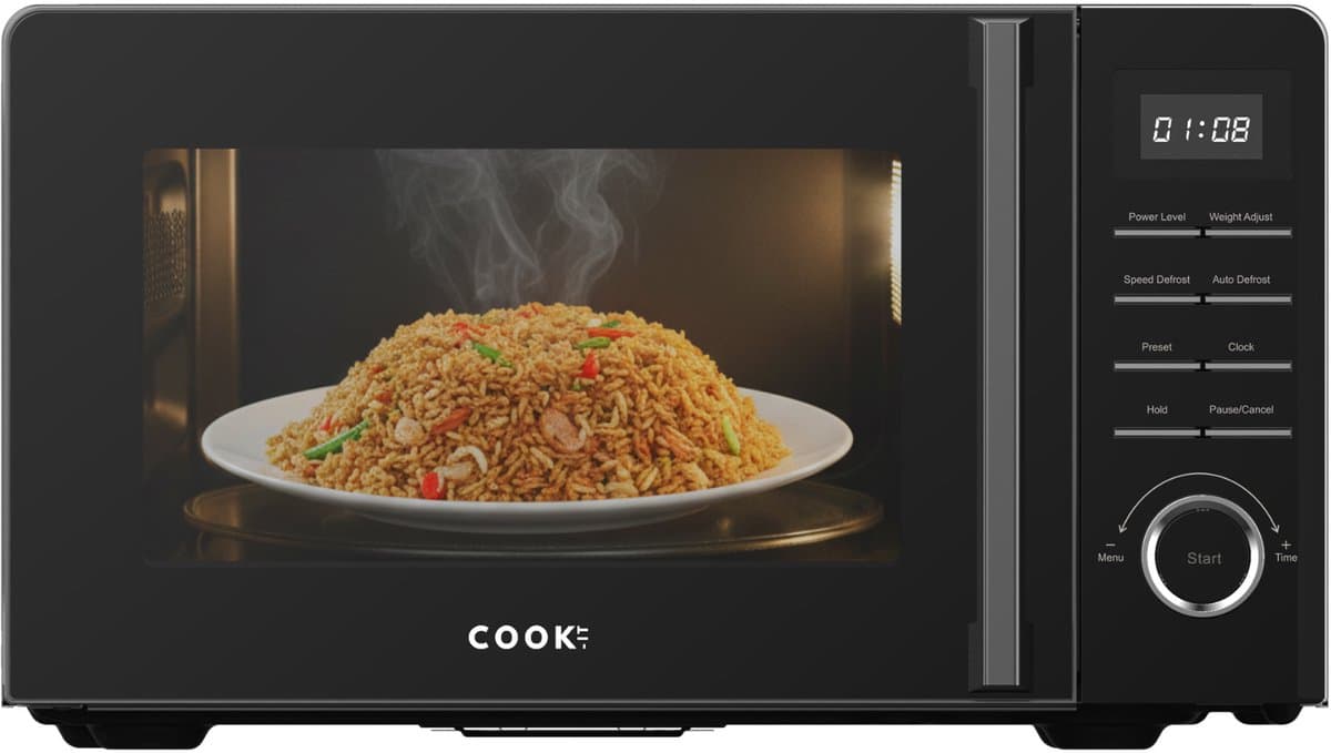 COOK-IT Vrijstaande Magnetron - 20L - 11 Sterktes - 8 Kookprogamma's - Nieuw Model - Microwave