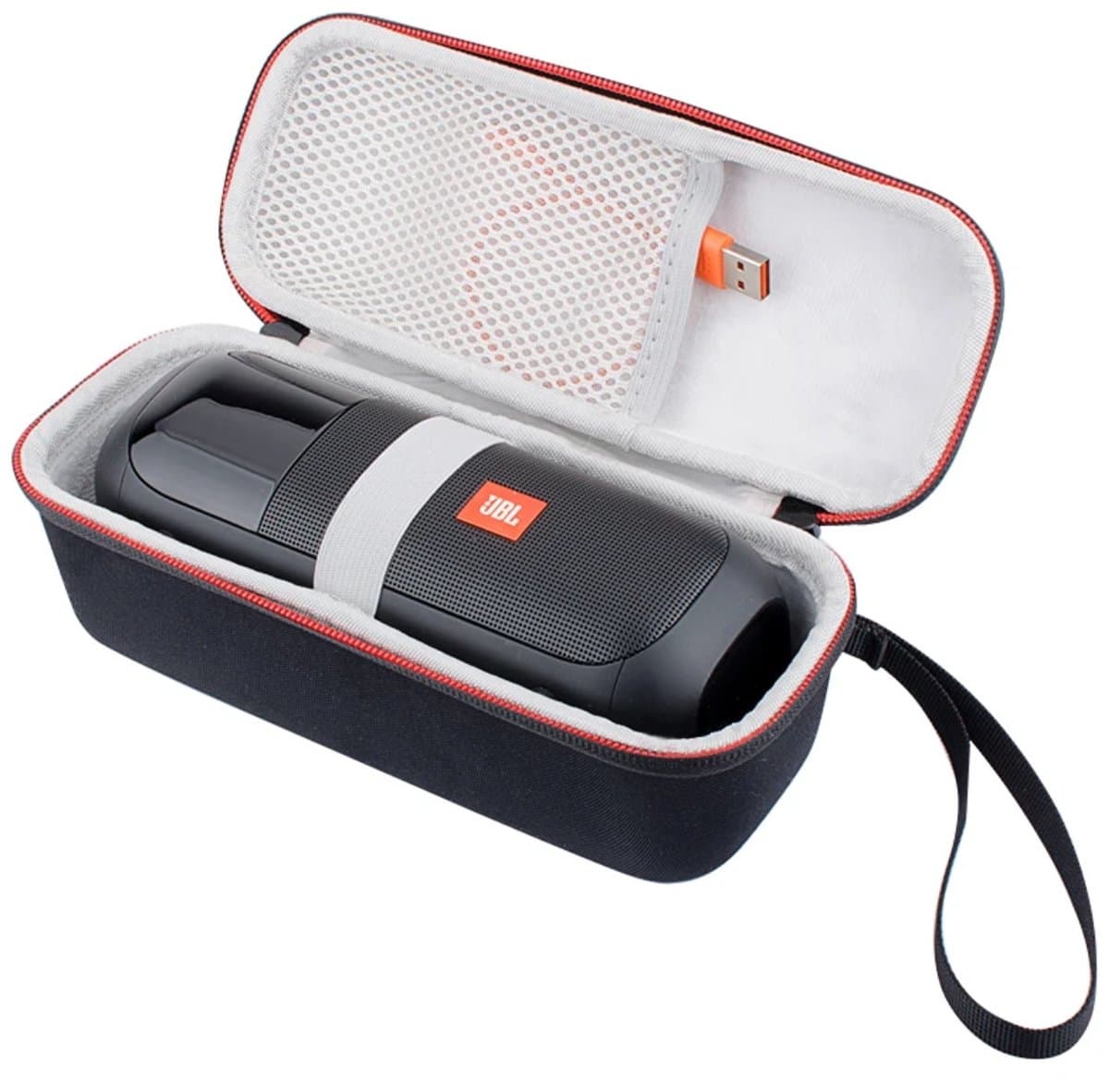 ETUITAB Serie - Waterdichte Set - voor JBL Tuner 2, Flip 5, Flip 6 - Zwart