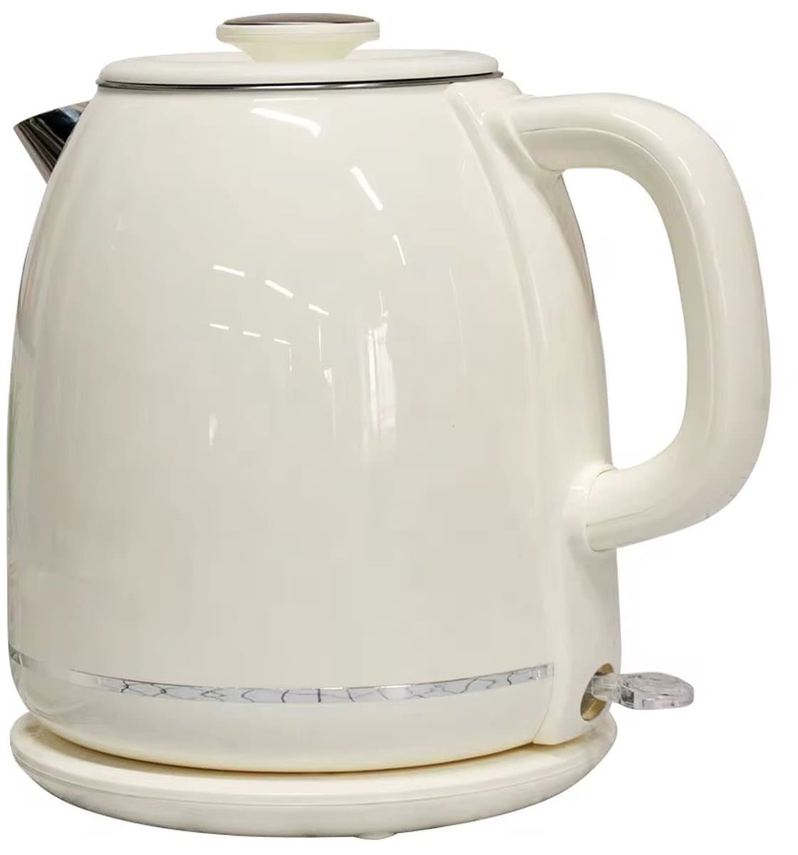 Luxe Waterkoker Retro | 1,8L | Vintage | 1800W | RVS | Beige