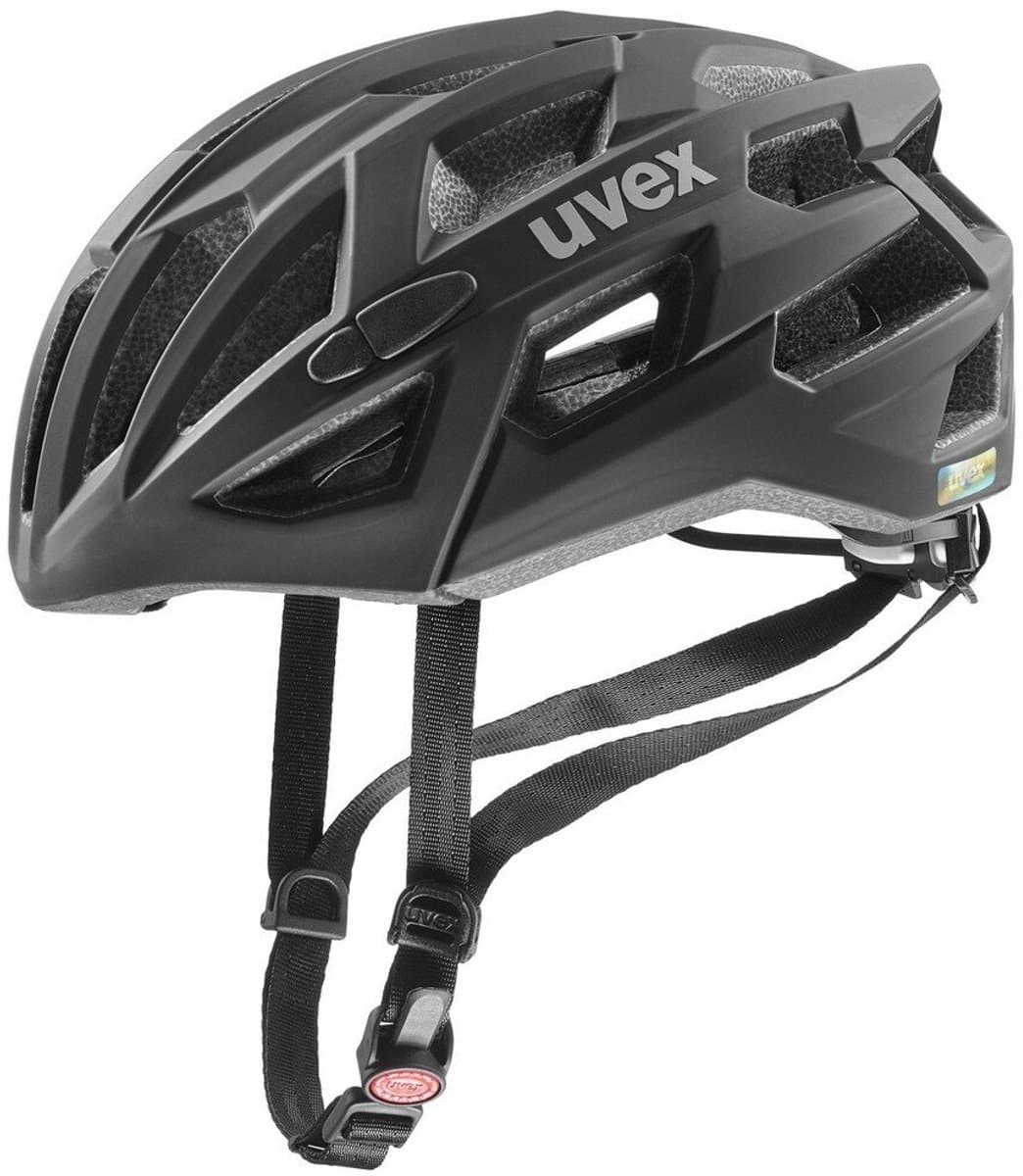 uvex Race 7 Fietshelm Black - Unisex - maat 55-61