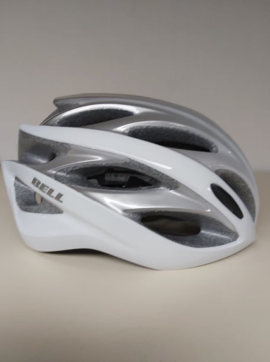 Bell - Overdrive - Fietshelm - Wit /zilver - XL 61/65 cm