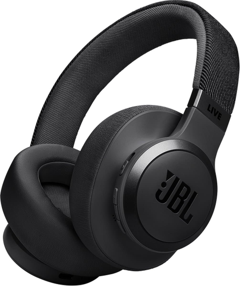JBL Live 770NC - Draadloze Noise Cancelling Koptelefoon - Bluetooth - Over-ear - 65 uur batterij - Adaptive ANC - Zwart