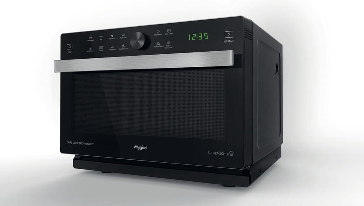Whirlpool MWSC 833 B - Vrijstaande combimagnetron - Zwart