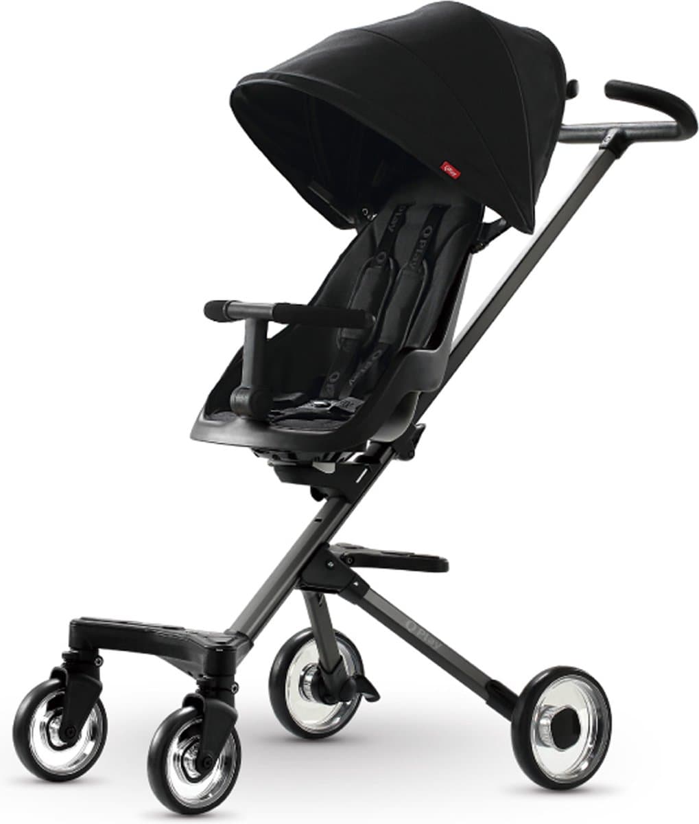 Qplay Easy Buggy Inklapbaar - Kinderbuggy Lichtgewicht Compact - Zwart