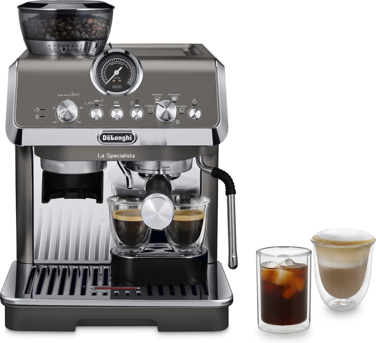 De'Longhi La Specialista Arte Evo EC9255.T - Pistonmachine met bonenmaler - Cold Brew - Titanium