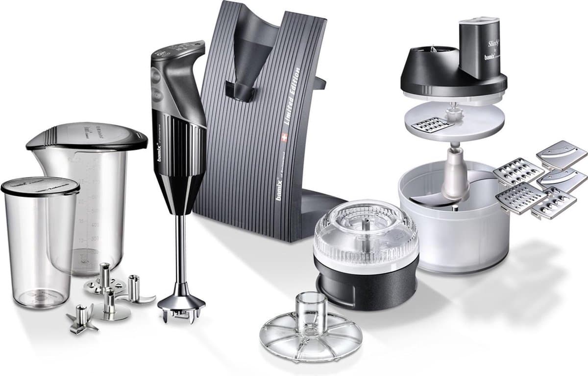 Bamix SwissLine Superbox M200 - Staafmixer - Zwart