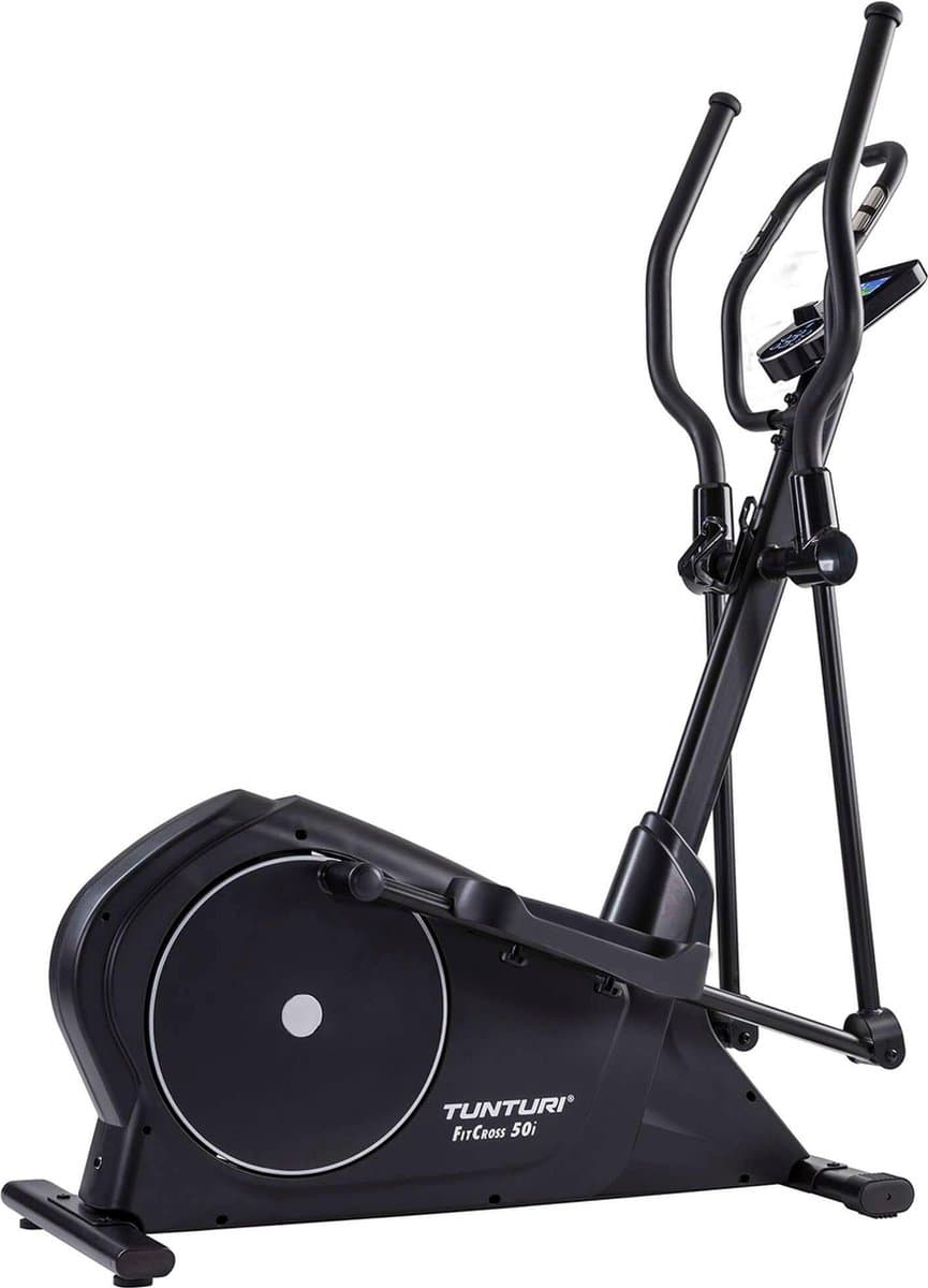 Tunturi FitCross 50i - Crosstrainer - Fitnessapparaat - 20 programma's - 32 weerstanden - Bluetooth - Hartslagmeter - Multi grip - Incl. Gratis app