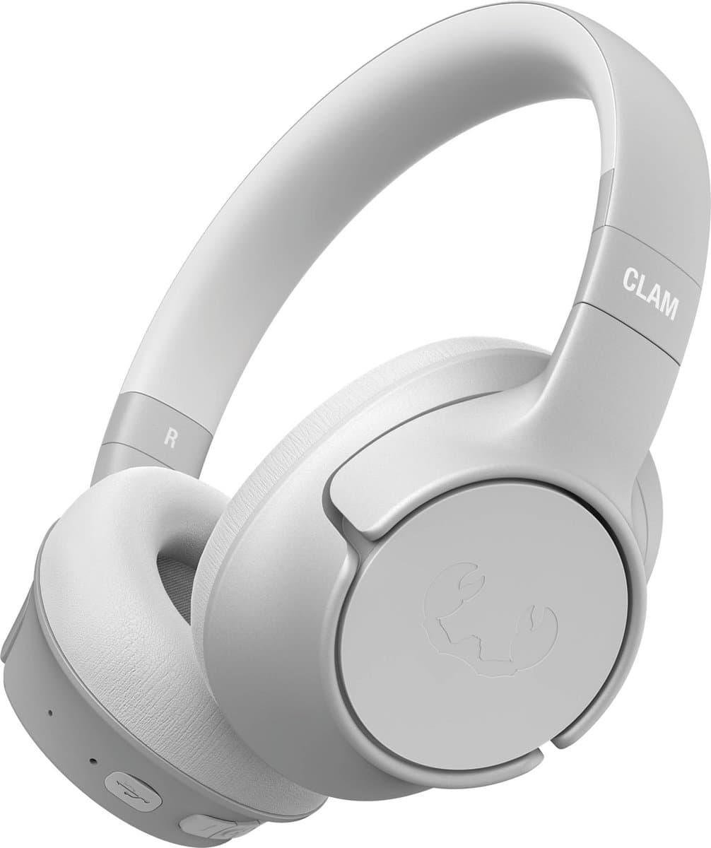Fresh ‘n Rebel Clam Fuse – Draadloze Bluetooth Koptelefoon met Active Noise Cancelling - 45 uur Speelduur - Ice Grey