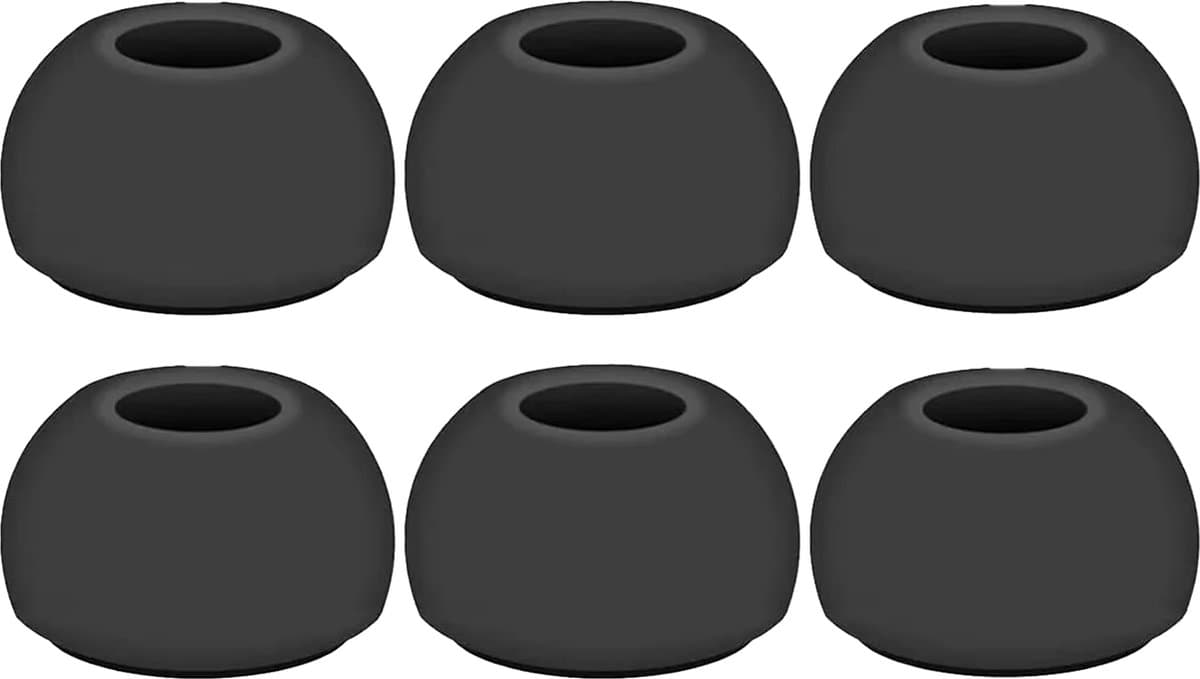 Ibley ComfortFit Siliconen oortips voor Samsung Galaxy Buds 3 Pro grijs - Siliconen Earplug - S/M/L formaat - 3 paar - 3 maten - Galaxy Buds 3 Pro oortips
