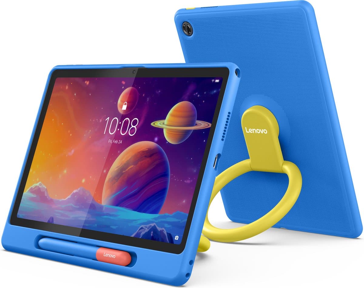 Lenovo Tab – 4GB RAM – 64GB opslag – Inclusief Kids bumper & Pen – WiFi – 10.1 inch – Grijs