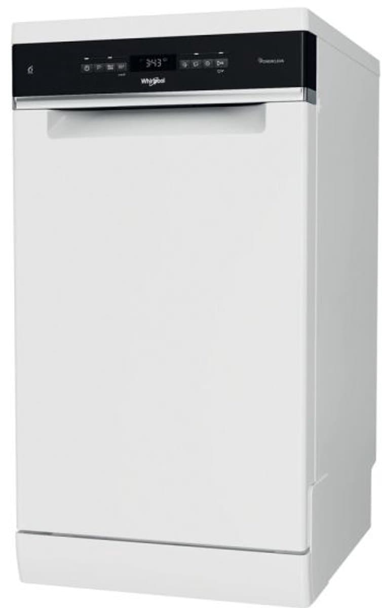 Whirlpool WH6FB10BS7A0W vaatwasser - wit - Slimline 45cm - Energieklasse B
