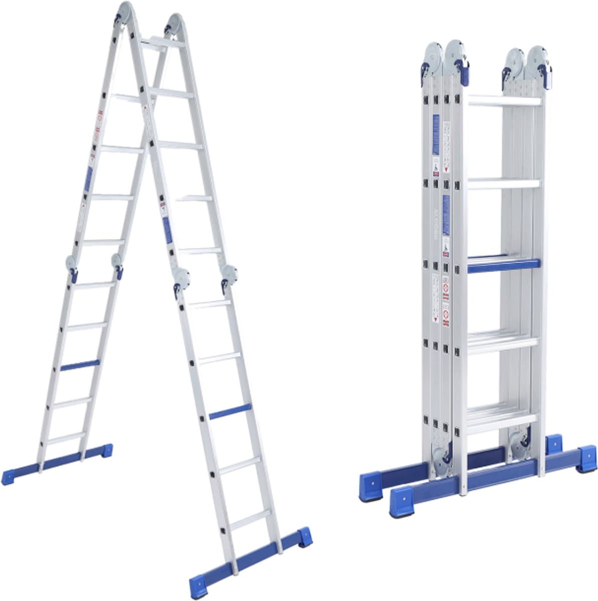 ALDORR Home - Vouwladder Aluminium 4 x 5 treden zonder platform - 2,80 meter