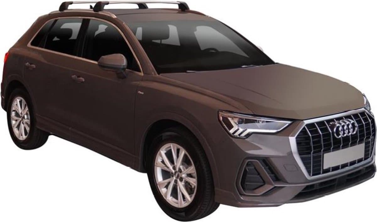 Audi Q3 en RS Q3 5drs SUV 2018 - heden Premium Dakdrager Zwart Whispbar Auto Exterieur Accessoires