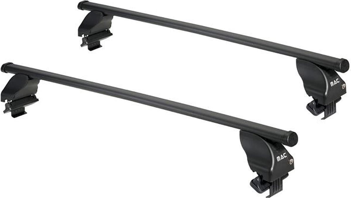 Twinny Load Dakdragerset S25 – Stalen dakdragers – Pasklaar - Afsluitbaar – TÜV-GS goedgekeurd - Maximaal draagvermogen 50 kg