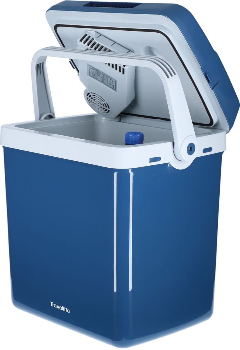 Travellife TL26 Thermo-Elektrische Koelbox - 19L - AC/DC - 12V/230V - Blauw