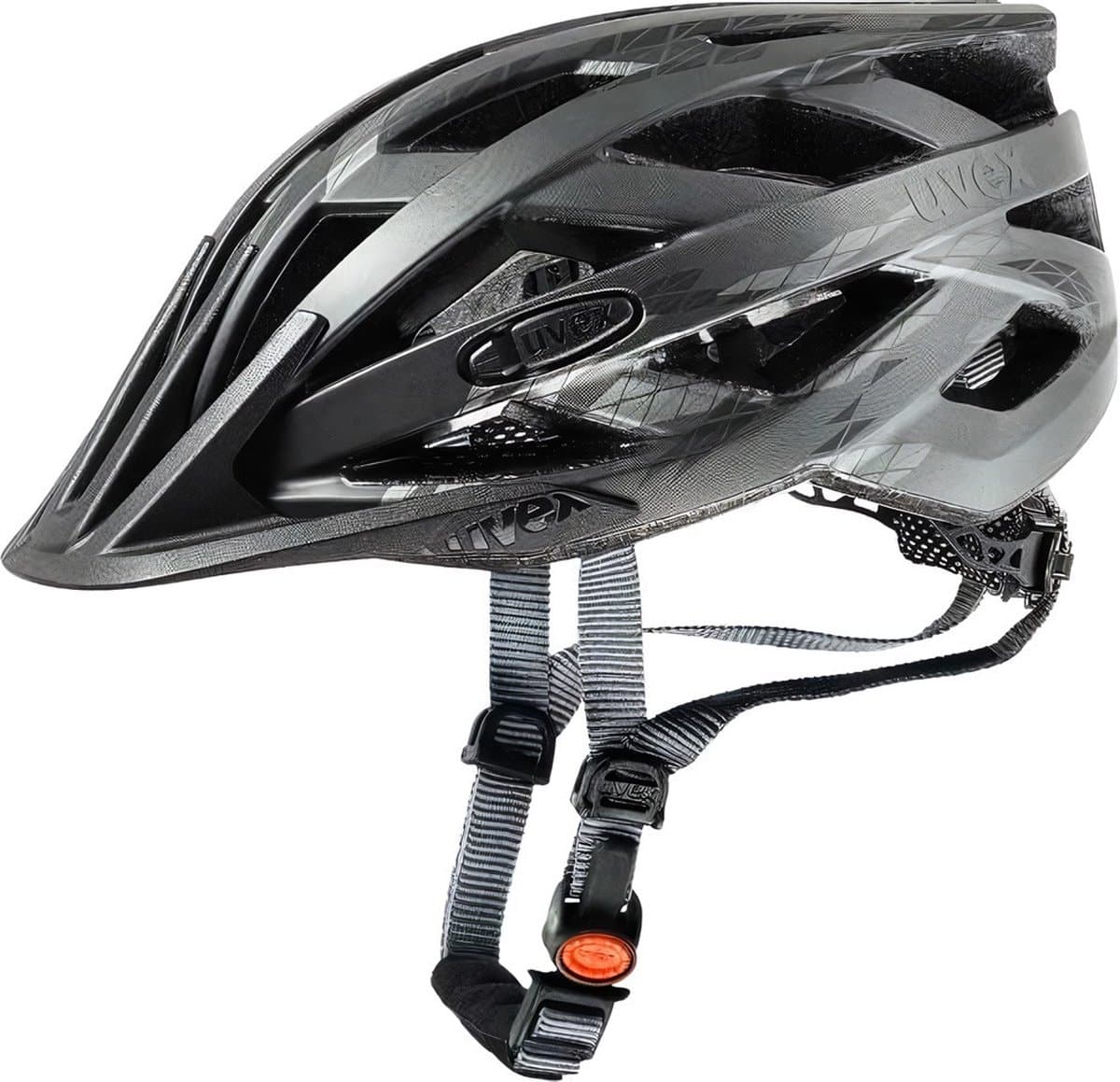 uvex I-VO cc Fietshelm Black/Smoke Mat - Unisex - maat 52-57