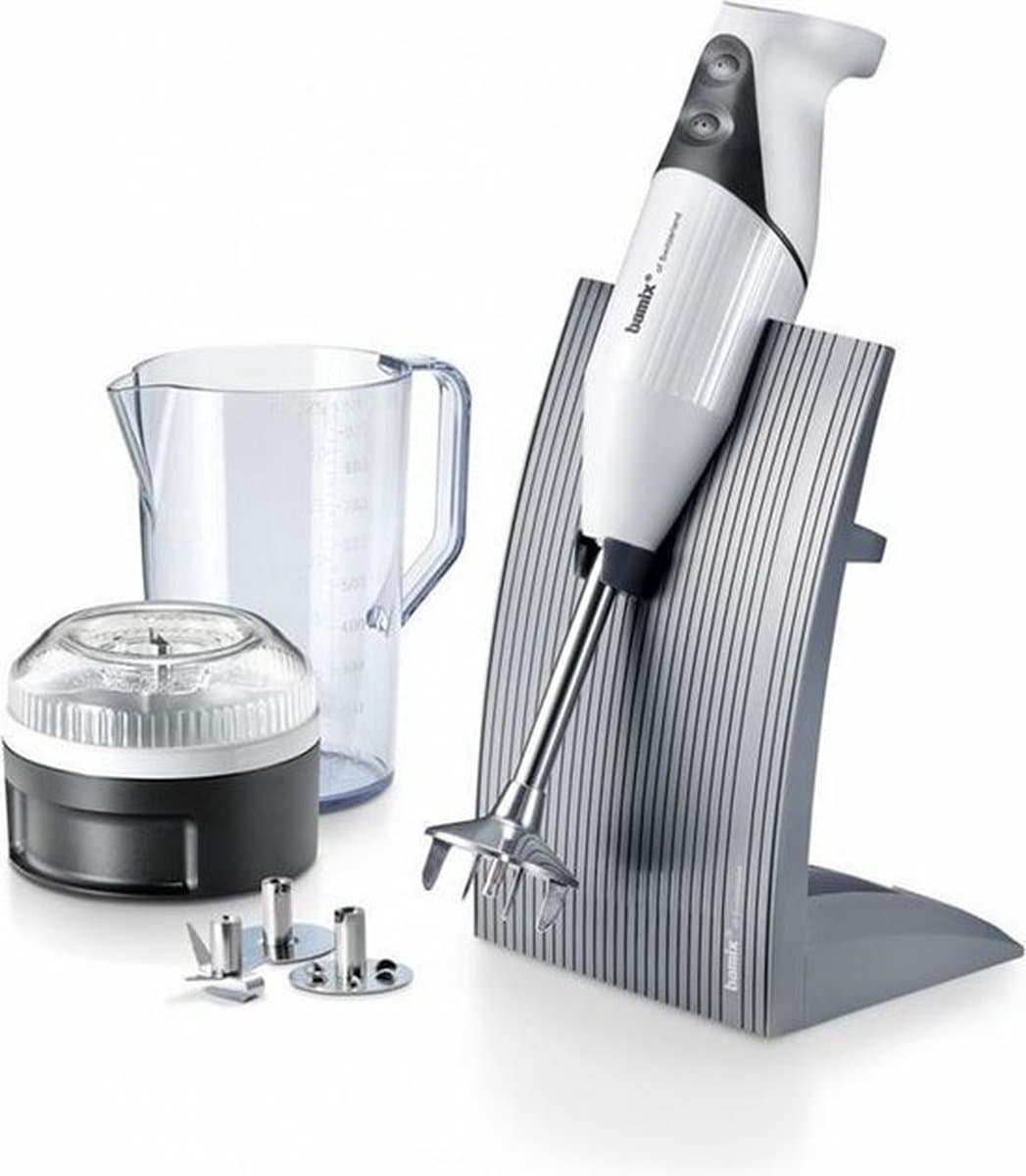 Bamix SwissLine M200 Staafmixer – 200 W – Zwart – Inclusief Accessoires & Processormolen