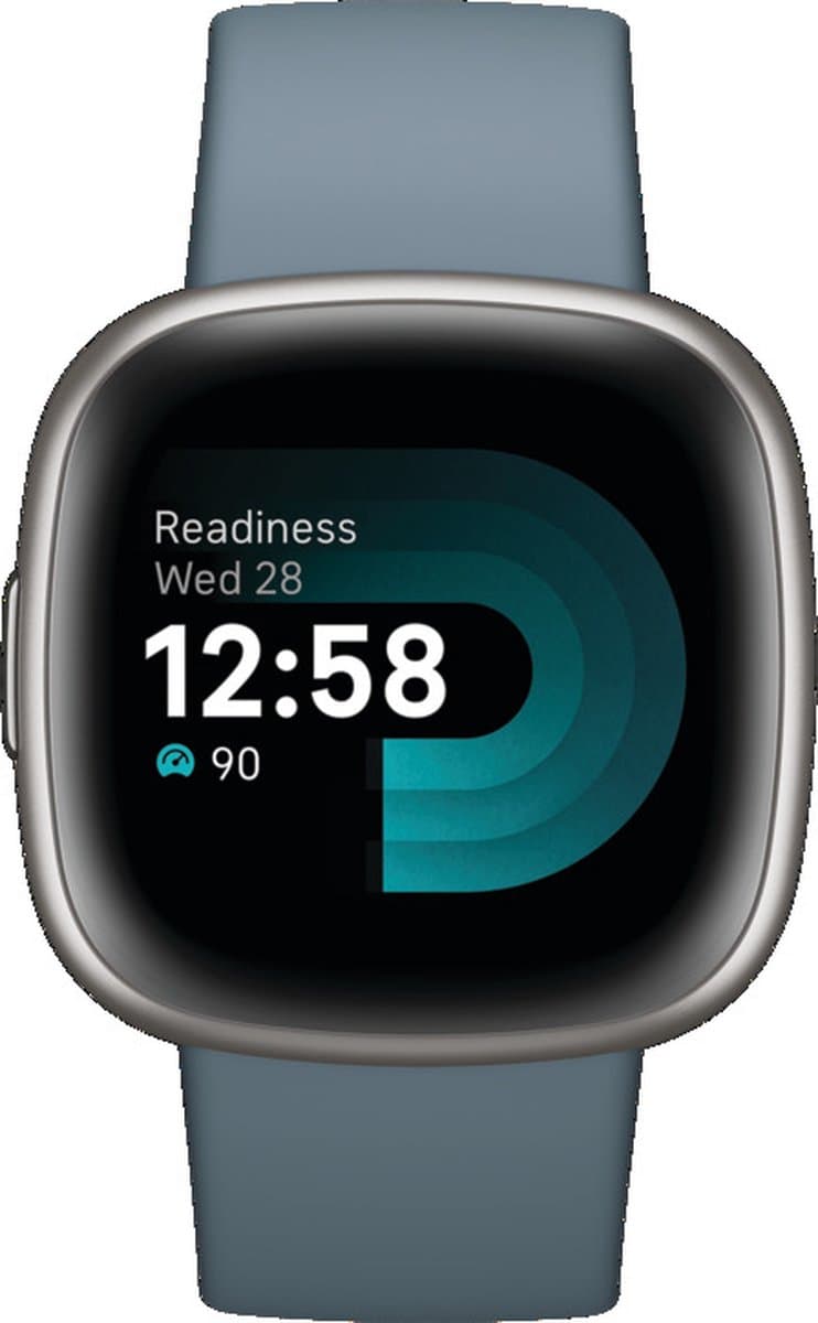 Fitbit Versa 4 - Smartwatch heren en dames - Blauw