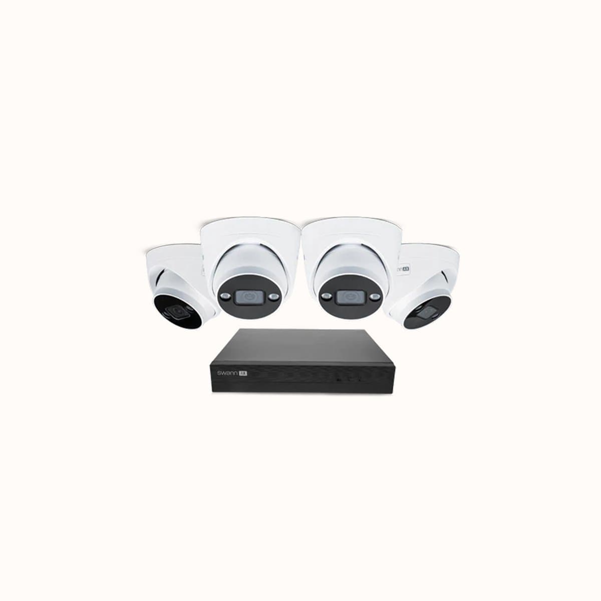 Swann AdvancedX Series - Beveiligingscamera's - 4 Camera's - cctv camerasysteem - 1TB - geen abonnementskosten - 4K Ultra HD - Spotlight Dome IP Cameras