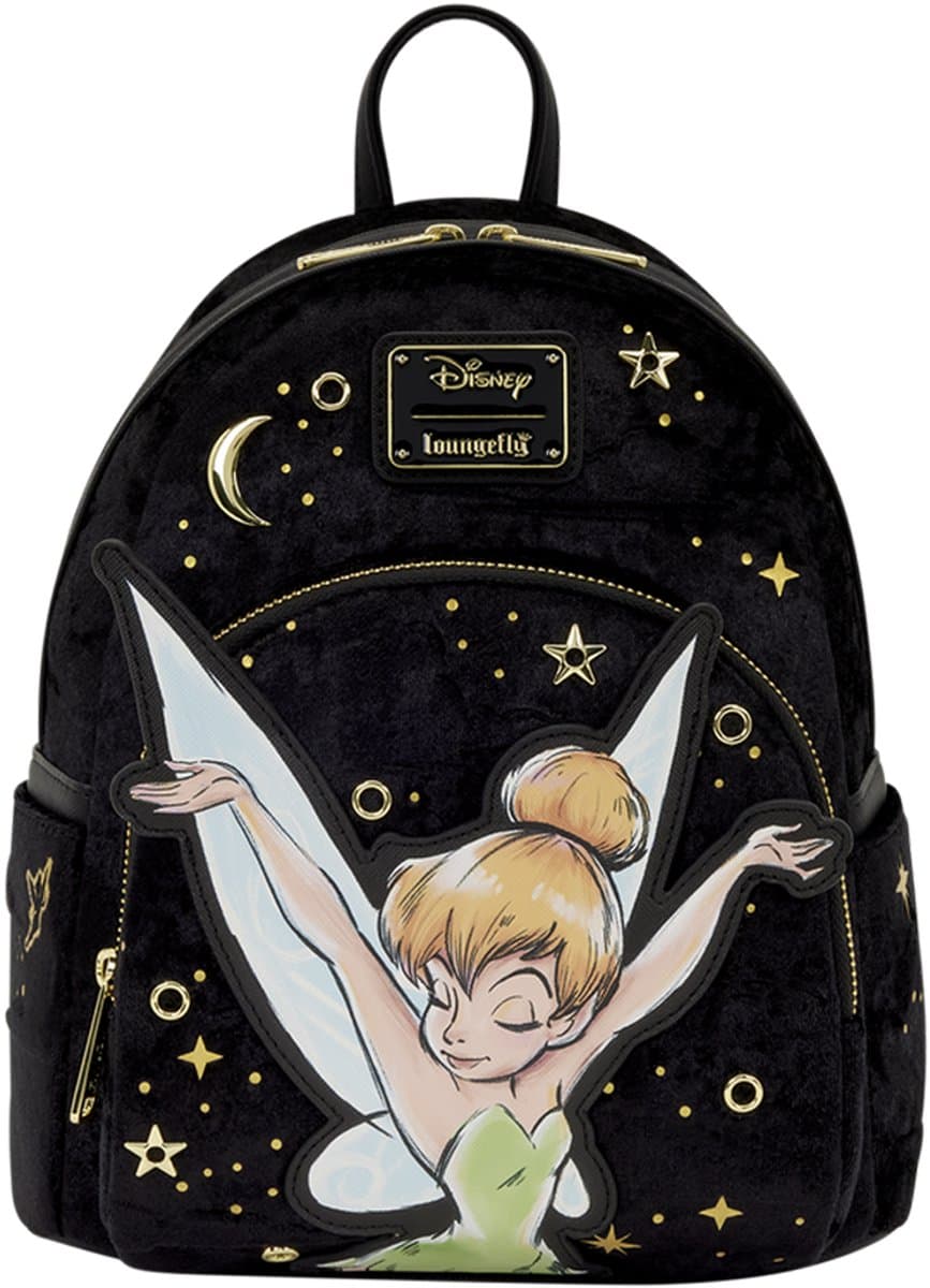 Loungefly Disney Tinker Bell Pixie Dust Velvet Mini Rugzak – Fluweel – Tinkerbell – Disney Tas