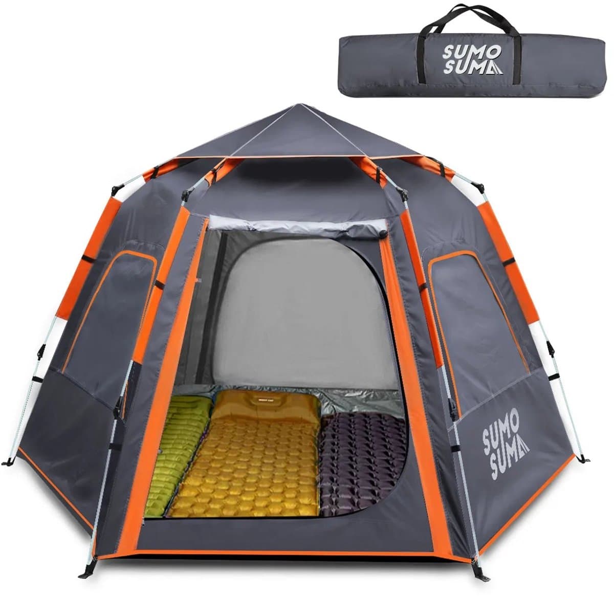 Lifero Camping Tent - Automatisch Pop-up Tent - Easy-up - Kampeertent 3 Persoons - Kamperen 4 persoons Tenten - Koepeltent