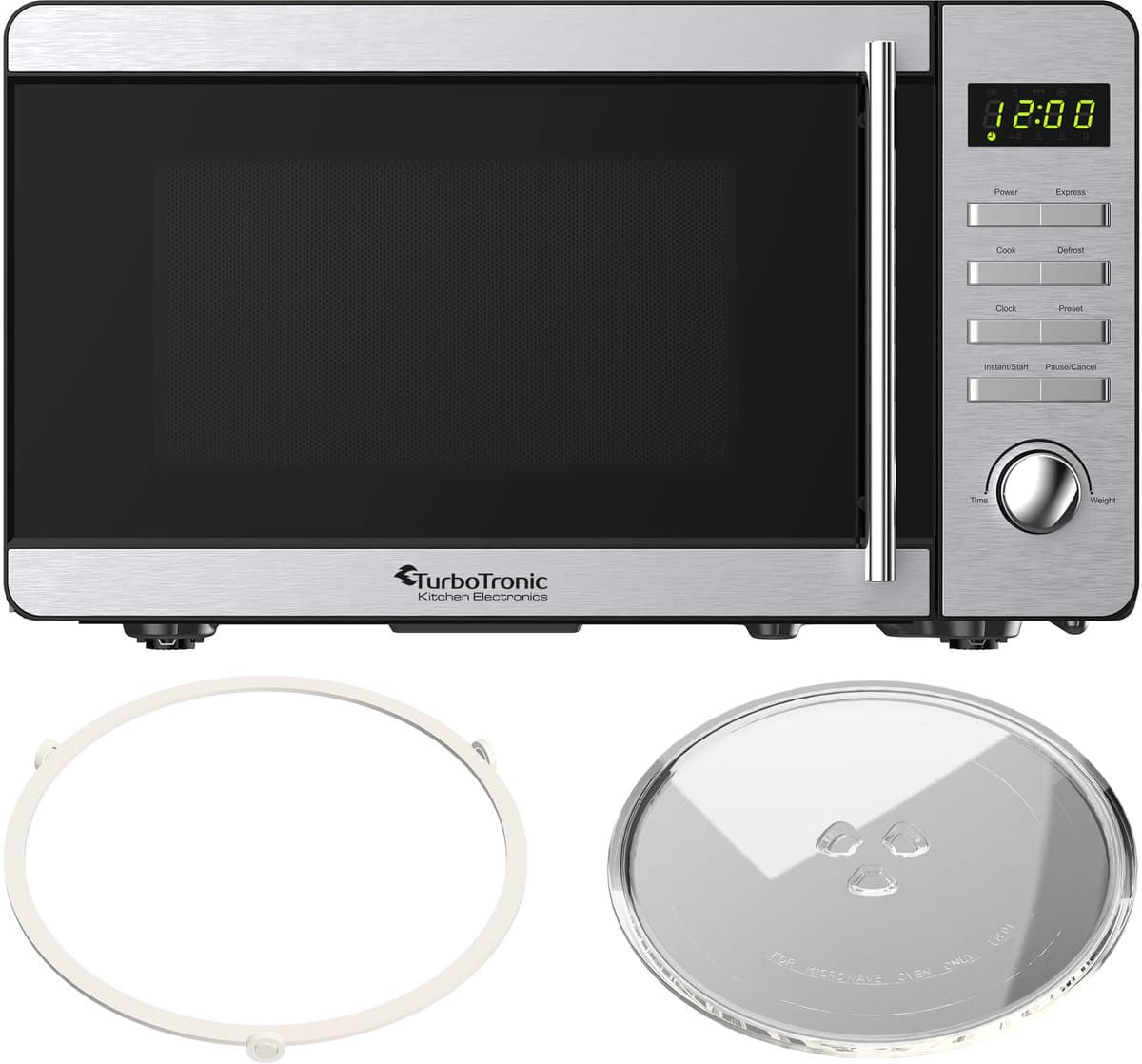 Turbotronic MW20 Vrijstaande Magnetron - 20 Liter - Zilver
