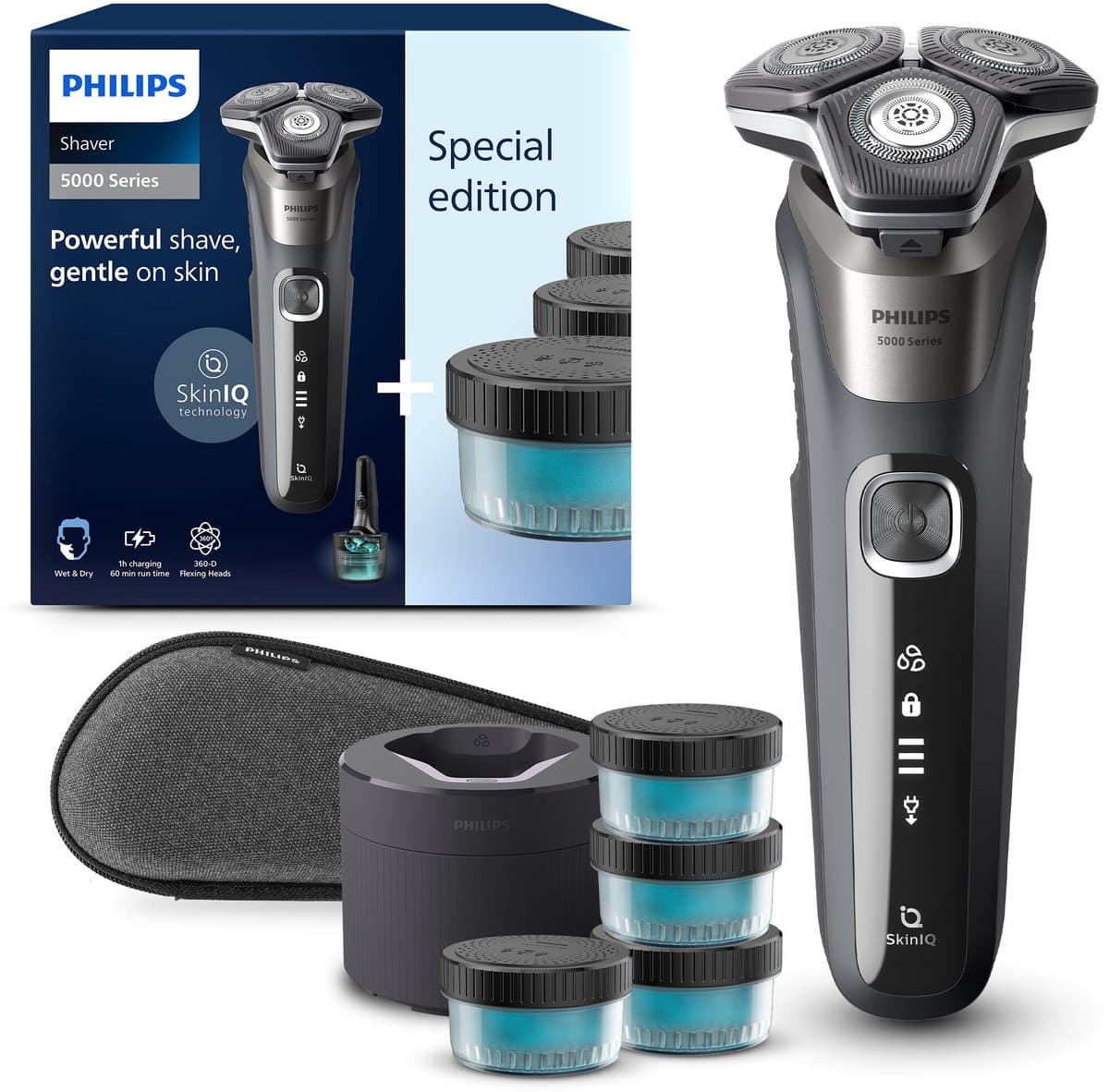 Philips Shaver 5000 Series S5887/69 - Elektrisch scheerapparaat – met trimmer – mannen