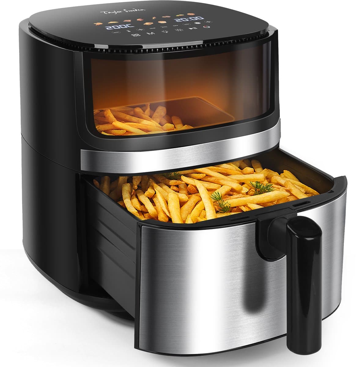Taylor Swoden Airfryer XXL 8L met Kijkvenster – Heteluchtfriteuse Grote Capaciteit