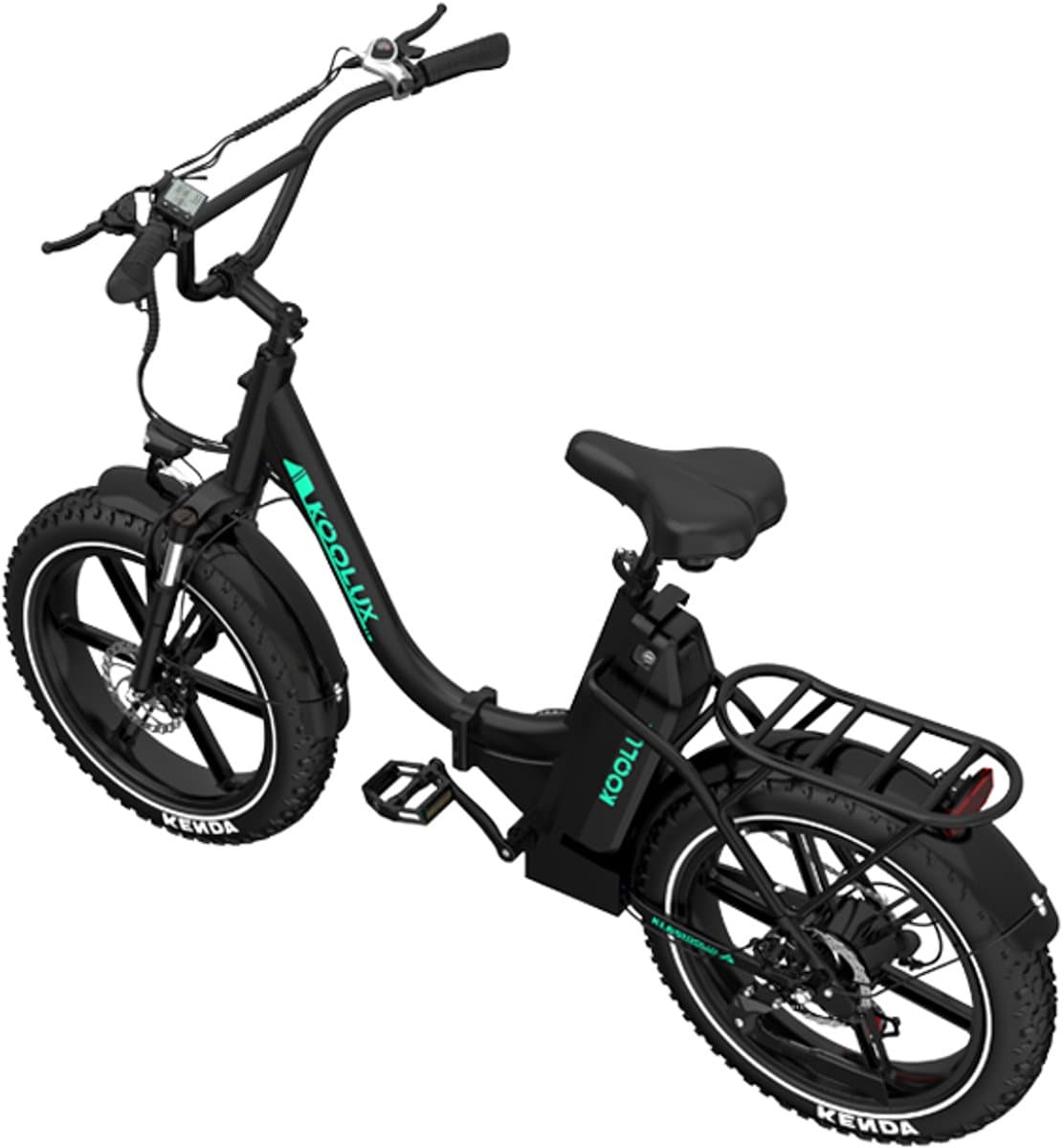 KOOLUX | KL6S Elektrische Vouwfiets | E-Bike | 20x4.0 Inch banden | 48V 15.6Ah 750Wh Lithium Accu | 250W Motor | Maximaal snelheid 25km/u | Maximaal bereik 120km | 7-speed versnellingen | LCD Scherm | Zwart | Gratis Rijklaar Bezorgd
