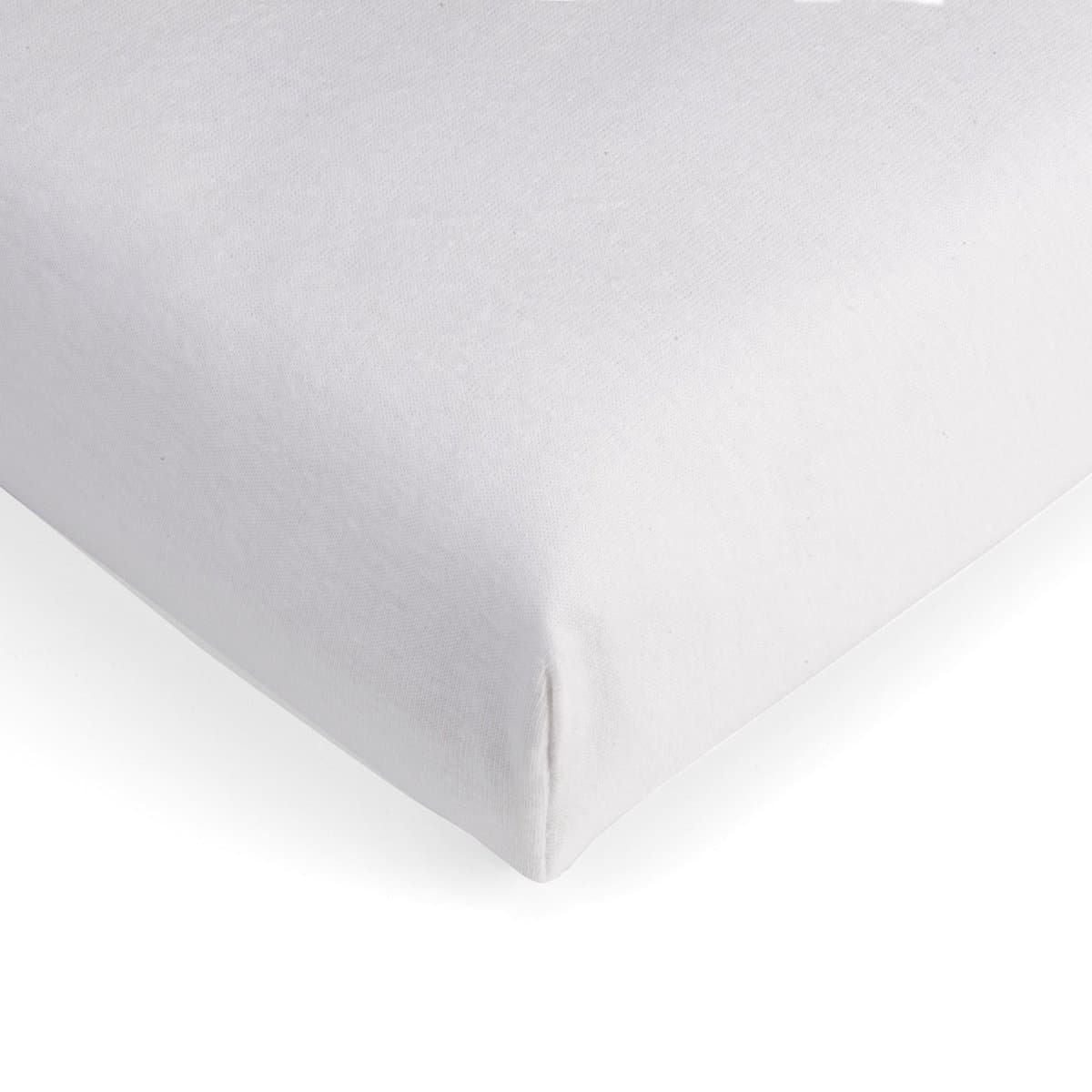 Mingle Moose-baby-hoeslaken jersey- 100% katoen -ledikant- 60x120- wit