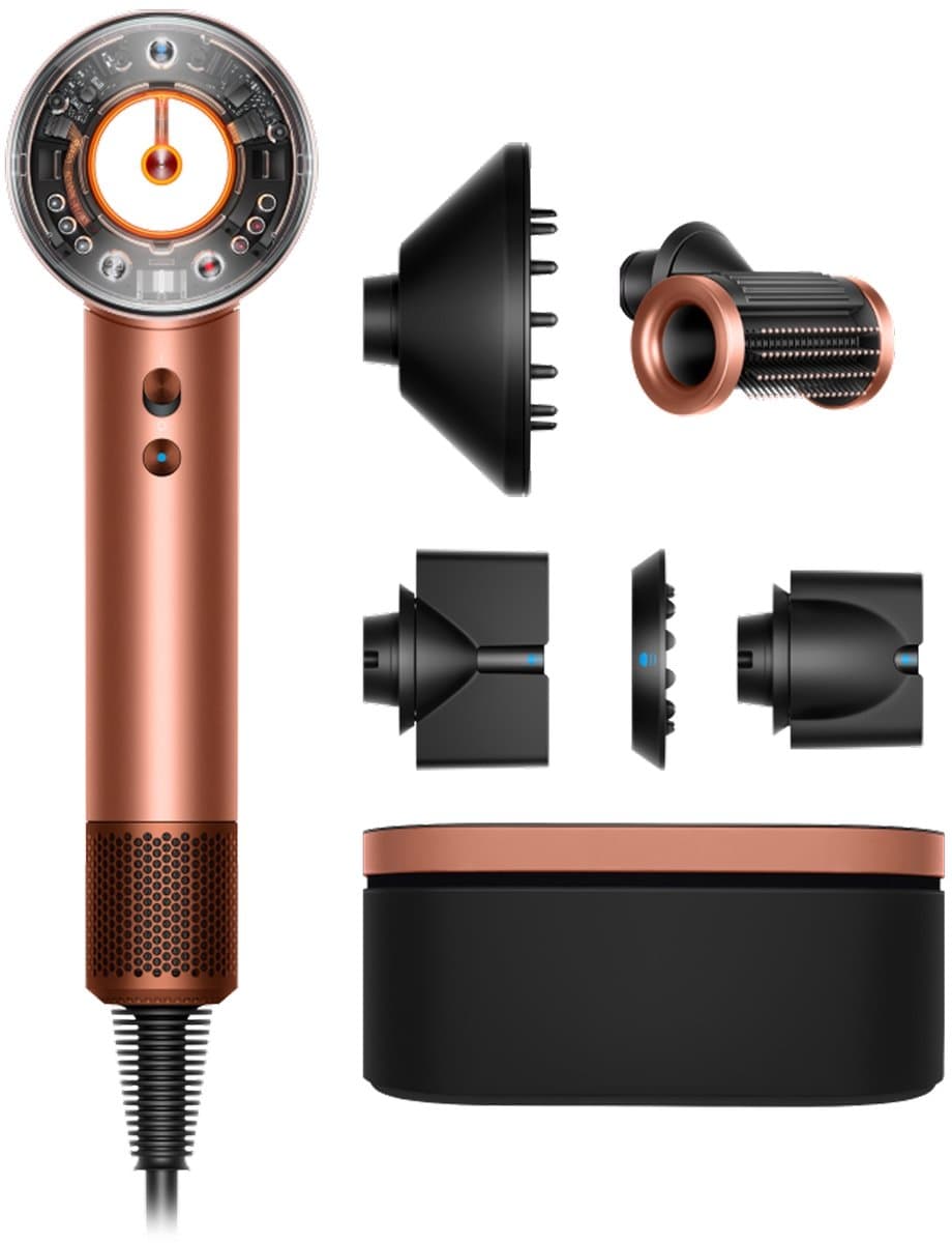 Dyson Supersonic Nural Straight+Wavy - Föhn - Amber Silk/Pink Champagne