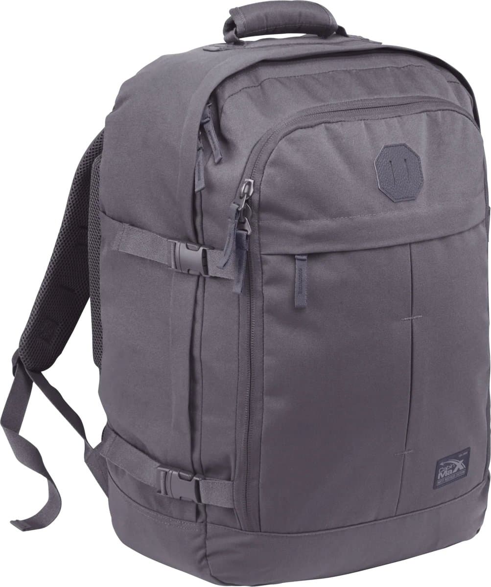 CabinMax Metz Reistas– Handbagage 44L- Rugzak – Schooltas - Backpack 55x40x20cm – Lichtgewicht - Magma Grey