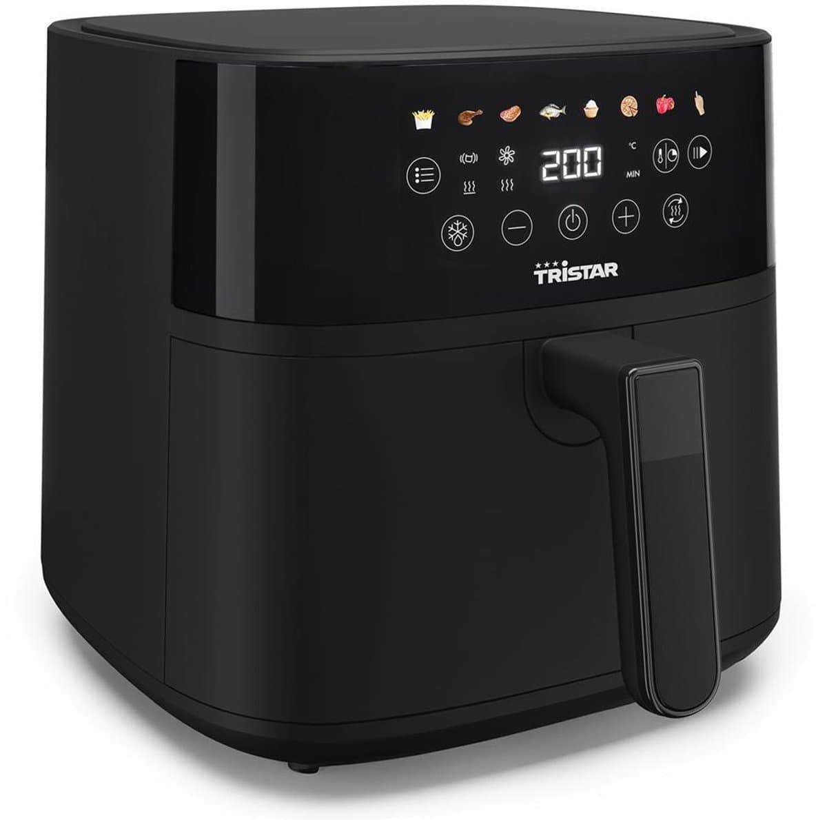 Tristar FR-9060 Digitale Airfryer 6L – 1700W – LED Touchscreen – 8 Programma’s – PFAS‑vrij – Voorverwarmen & Schudherinnering