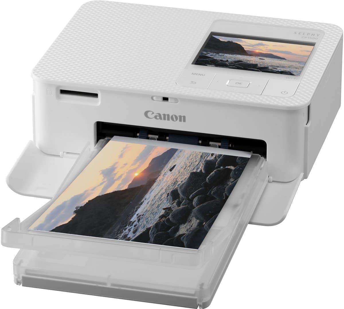 Canon Selphy CP1500 - Mobiele Fotoprinter - Wit