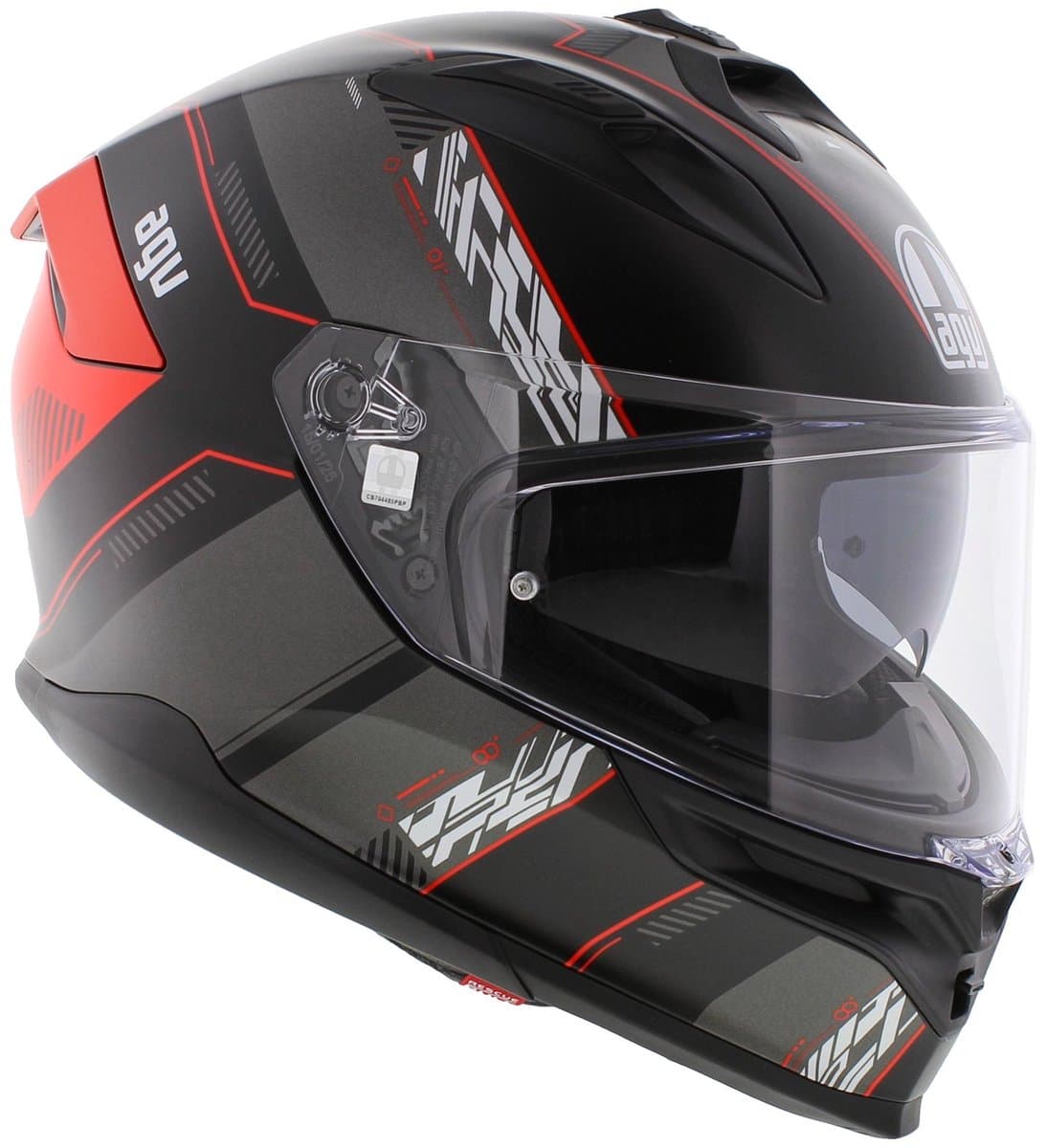 AGV K7 Kyber Zwart Rood Integraalhelm - Helm