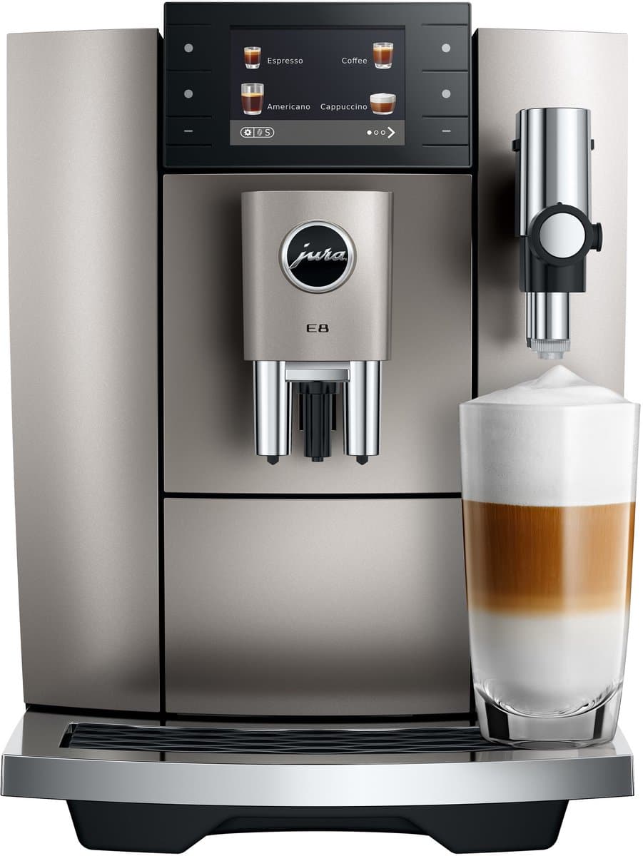JURA - E8 Midnight Silver (ED) - Volautomatische espressomachine