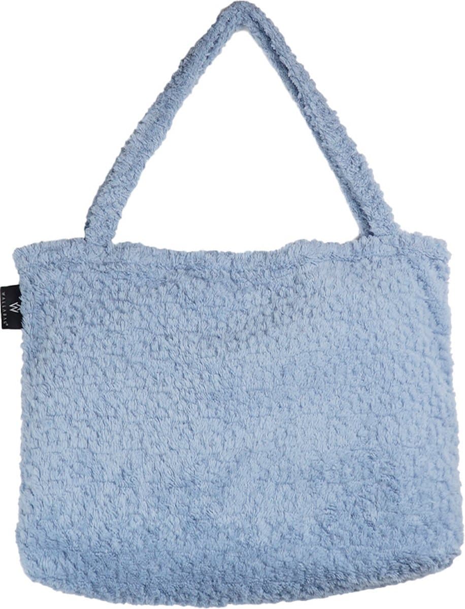 Wallabag - Tote Bag - Luiertas - Shopper - Mom Bag Sharpa Soft Blue