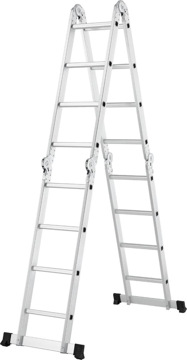 Multifunctionele vouw ladder 6 in 1 - Vouwladder - Ladder - 4,7M