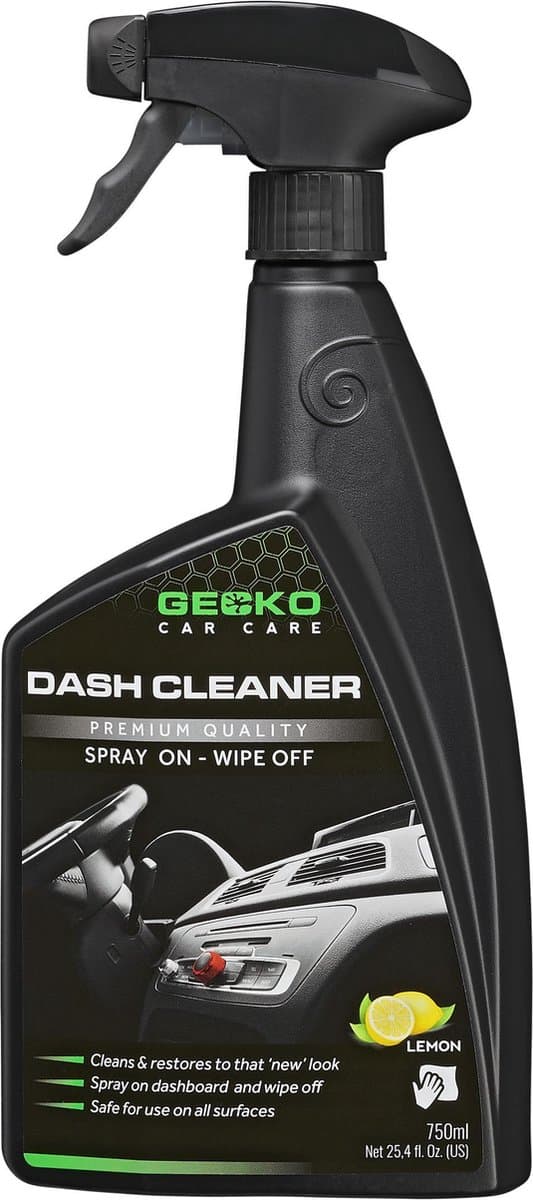 Gecko Dashboard Reiniger 750 ml - Autoreiniger - Auto reiniger - Dashboard reinigen - Dashboard cleaner - Auto schoonmaken - Schoonmaakmiddel - Auto - Autoschoonmaakmiddel