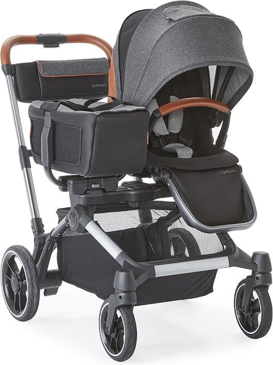 Contours Element ® multifunctioneel kinderwagen - tweelingwagen - duowagen- Incl. accessoires