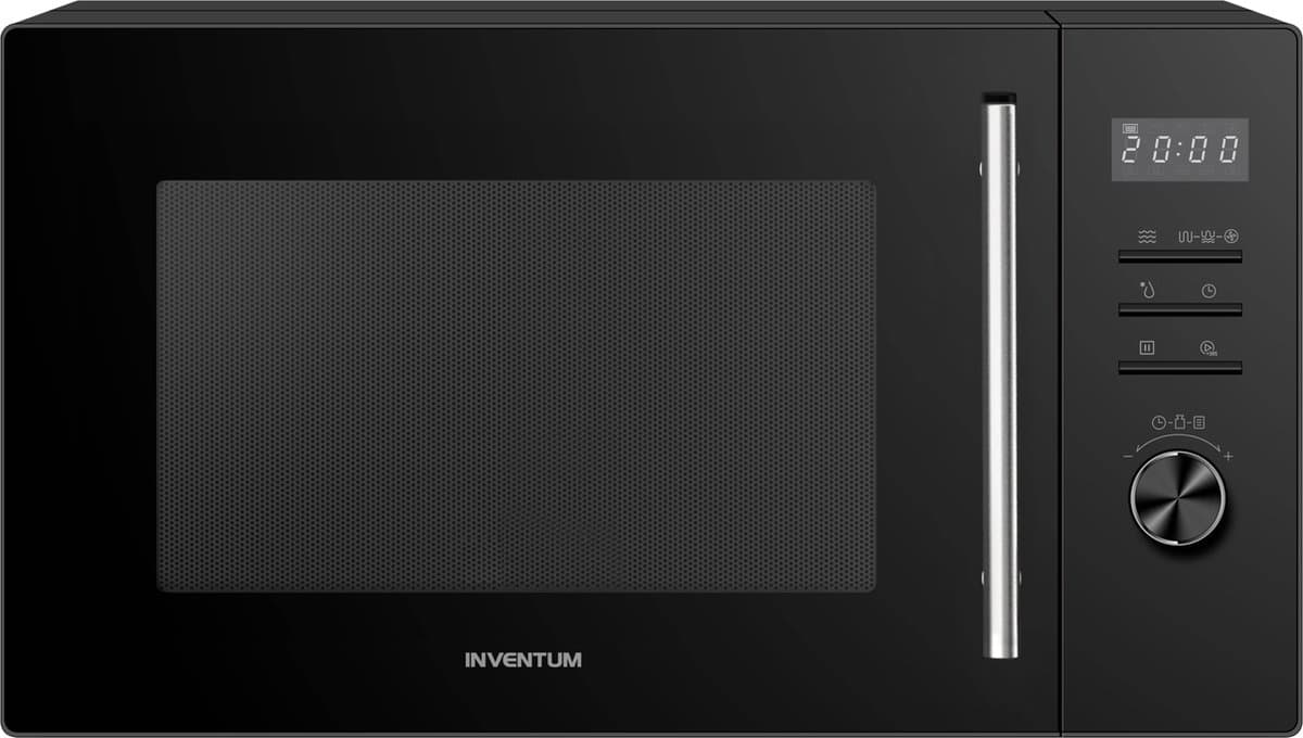 Inventum MN297CB Combimagnetron - 29L - 1000W - Hetelucht- en grillfunctie - 10 kookprogramma's - 4 combistanden - Ontdooifunctie - Kinderslot - Zwart
