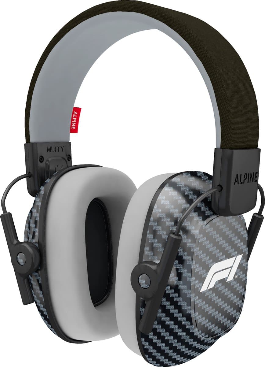 Alpine Muffy Kids Gehoorbescherming Kinderen 25 dB (5–16 Jaar) - Verstelbare Oorkappen voor Focus, School & Evenementen - Comfortabele & Opvouwbare Oorbeschermers - Formula 1®