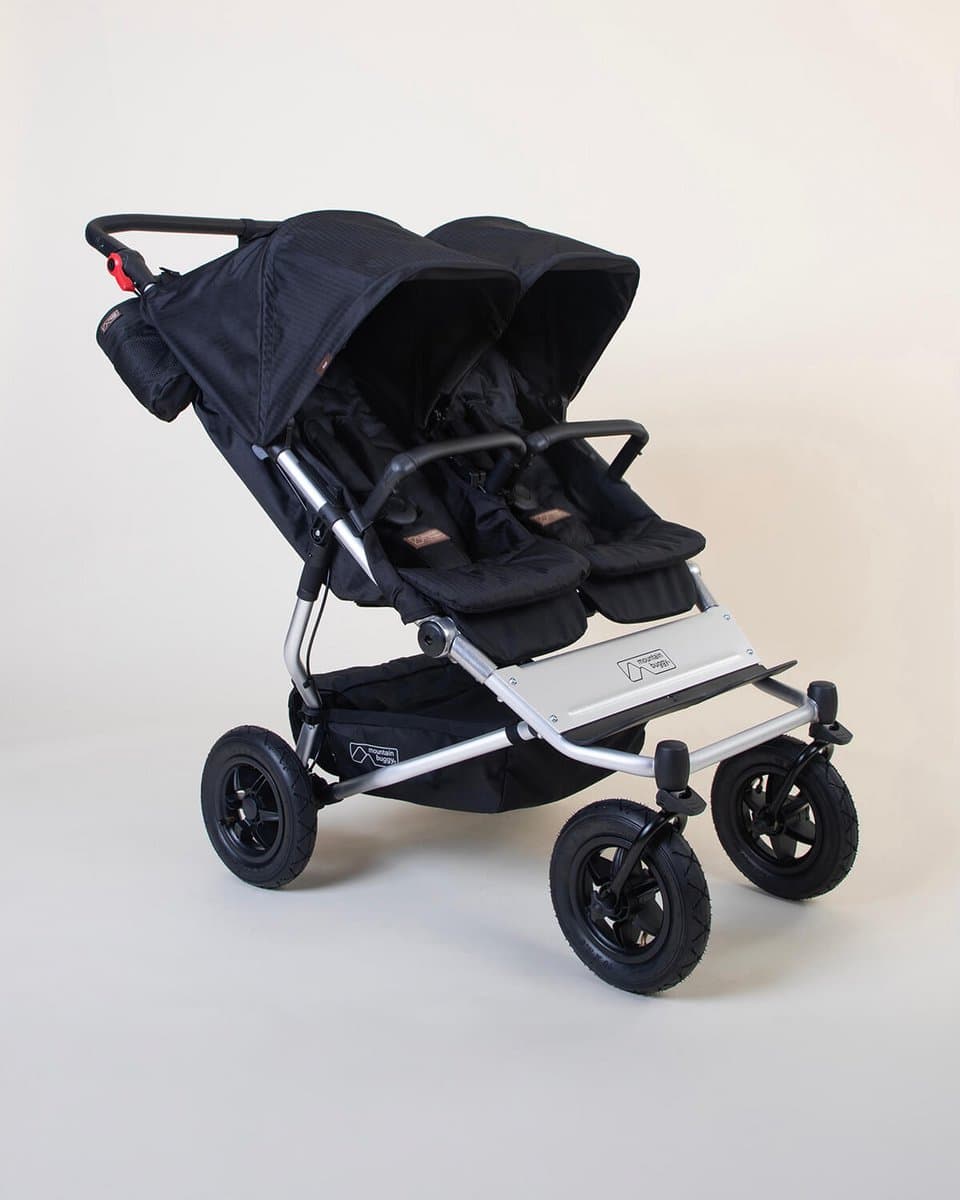 Mountain Buggy - Duet (Black) - Duo kinderwagen - Tweeling - Off road - Handrem - Robuust